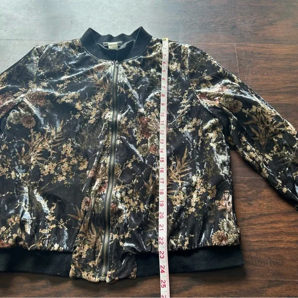 [Serengeti] Velvet Bomber Jacket - Picture 3 of 5